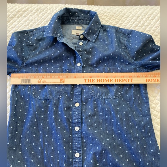 LOFT Softened Button Down Shirt Size L EUC - Picture 11 of 11